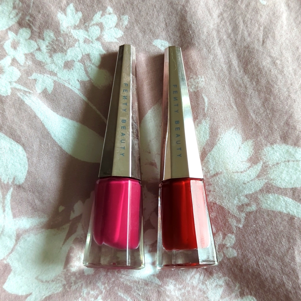 NWOT Fenty beauty liquid lipstick in uncensored and unlocked (full size)